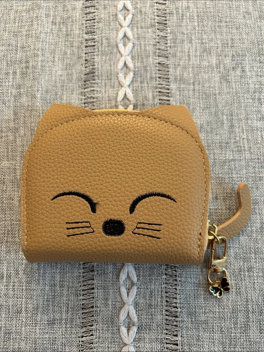 Cute Cat Face Card Wallet